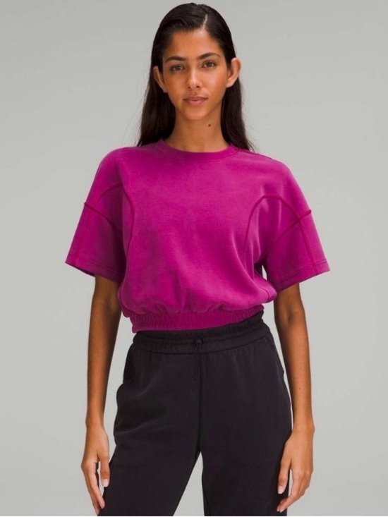 lululemon athletica Tops - Lululemon Softstreme Gathered T-Shirt